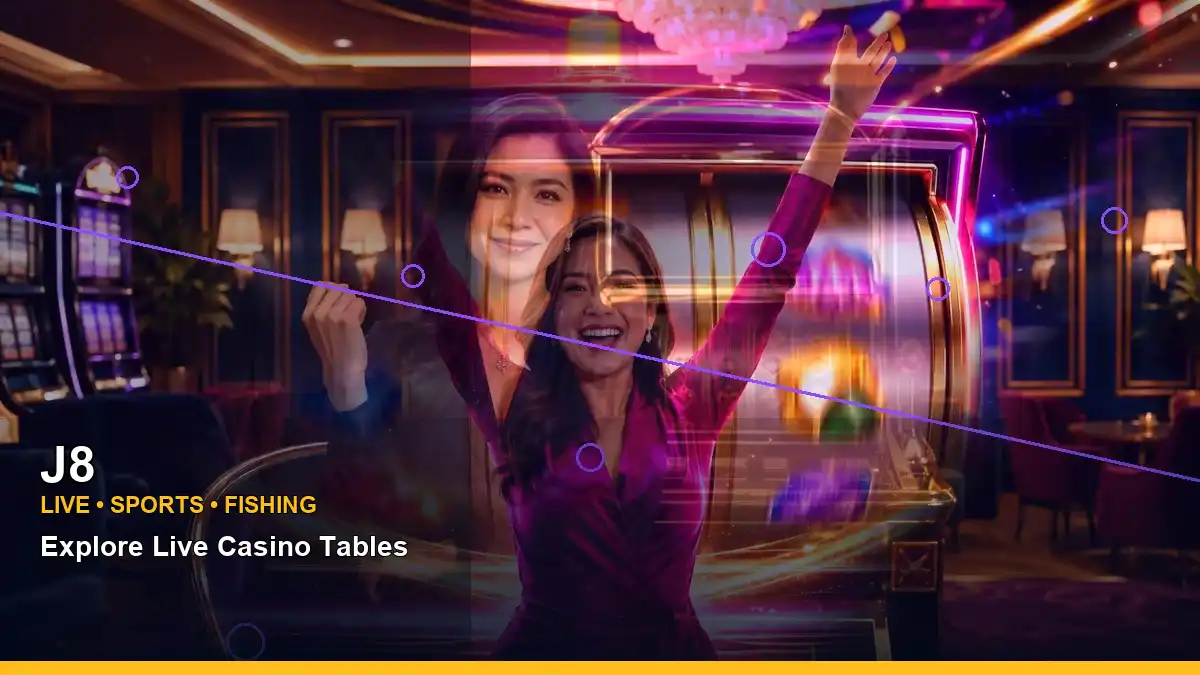 J8 high-energy burst free spins slots in a close-up layout for Philippine players