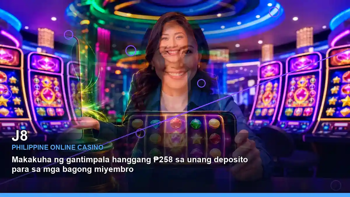 J8 free spins slot games presented in a bright burst layout for convenient mobile casino play